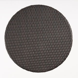 Outdoor Round Rattan Bar Table With Iron Frame - Multi Brown