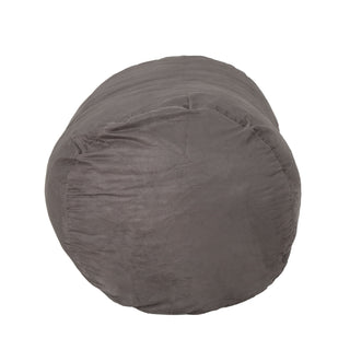 Michael - Modern Cylindrical Suede Bean Bag Chair