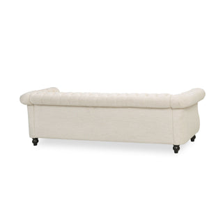 Chesterfield Style 3 Seater Sofa With Deep Button Tufting