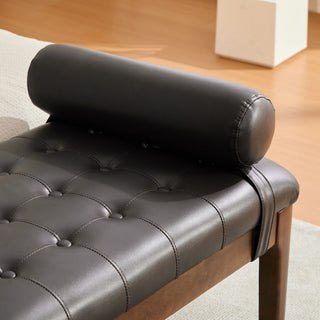 Upholstered End Of Bed Bench With Headrest