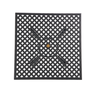 Arch Mesh Dining Table With Lightweight Frame - Black