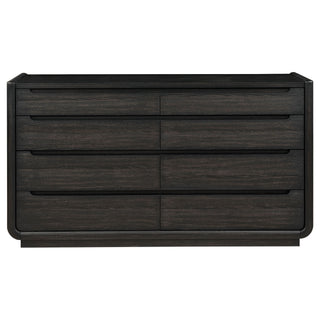 Bangor - 8 Drawer Bedroom Dresser Cabinet - Black