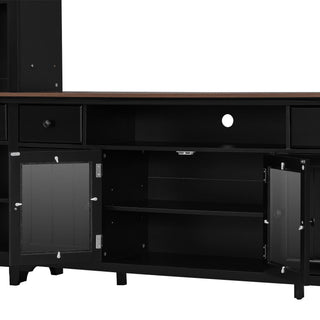 Extra Large TV Stand, Entertainment Center With Storage Cabinets