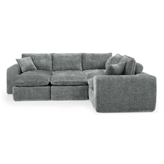Sectional Sofa With Moveable Ottoman