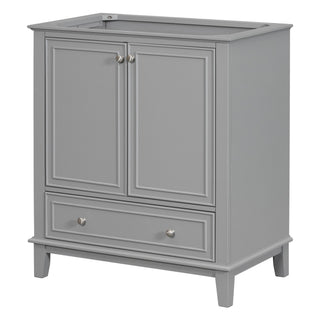 Modern Bathroom Vanity Base Only With Doors And Drawer
