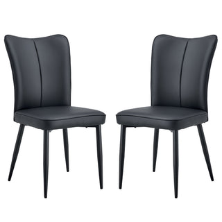 Modern Minimalist Dining Chairs (Set of 2)