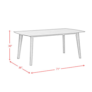 Santa Barbara - Rectangular Dining Table - Walnut