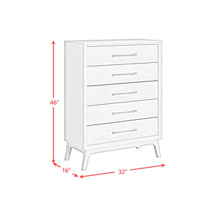 Westland - 5-Drawer Chest - Almond