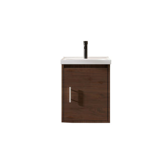 Floating Bathroom Vanity Combo, Wall Mounted Cabinet With Sink & Soft Close Doors For Small Bathrooms