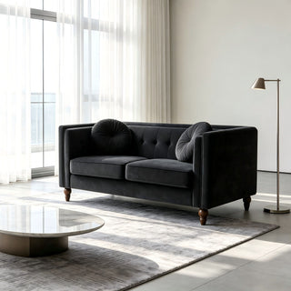 Chesterfield Loveseat 2 Seater Couch For Living Room