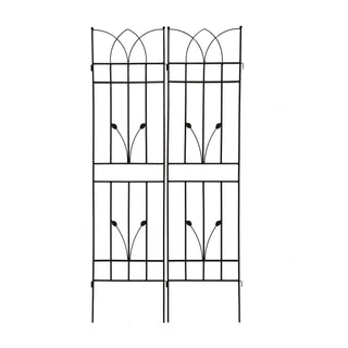 Metal Garden Trellis Rustproof For Climbing Plants Outdoor Flower Support