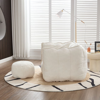 Soft Bean Bag Chair With High Resilient Foam