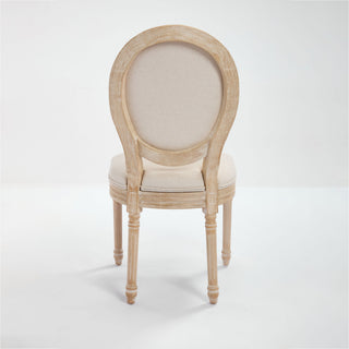 Upholstered With Round Back Dining Chairs (Set of 2)