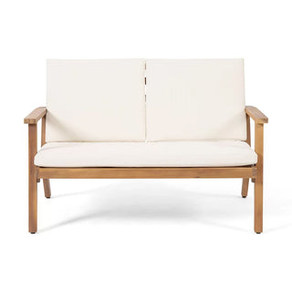 Avacyn - Outdoor Acacia Wood 4 Seater Chat Set With Cushions