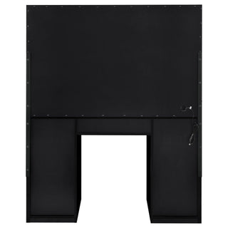 Fern - 7 Drawer Vanity Set With Mirror And Globe Lights