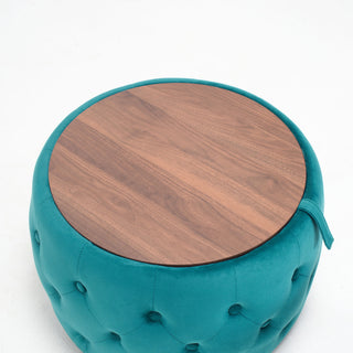 Nesting Ottomans 2 Piece With Tray, 4 In 1 Function