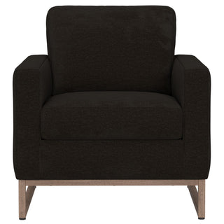 Accent Chair With Track Arm Design