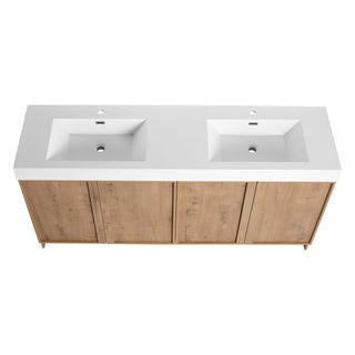 Freestanding Bathroom Vanity With Sink, Soft Close Doors