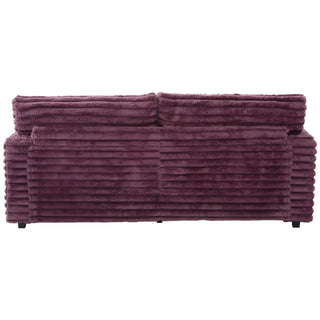 Oversized Double Chaise Lounge Sofa With USB Ports And Cup Holders