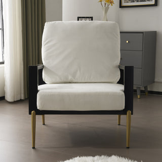 Modern Armchair With Solid Wood Frame
