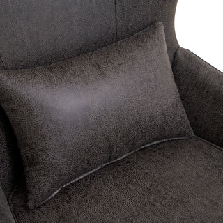 Leisure Chair With Curved Backrest