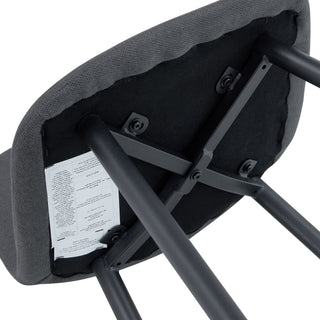Modern Bar Chair Rounded Backrest (Set of 2)