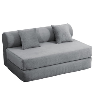 Convertible Sofa Bed, 2 Seater Fold Out Floor Couch