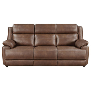 Worthington - Padded Arm Sofa - Dark Brown