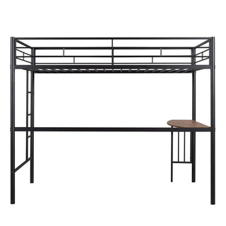 Bunk Bed With Desk, Ladder And Quality Slats For Bedroom
