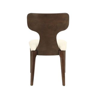 Koen - Side Chair (Set of 2) - Beige / Brown Oak