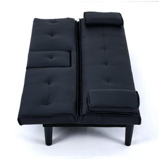 Sofa Bed With Foldable Design And Cup Holder