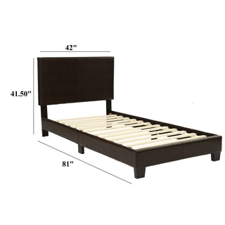 Upholstered Bed With Adjustable Headboard