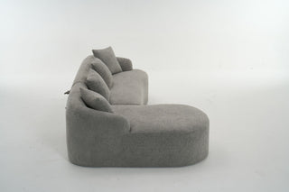 Combined Sofa With 4 Pillows