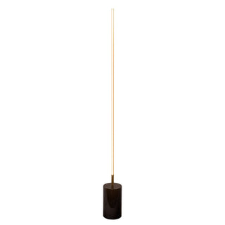 Prism - LED Floor Lamp With On / Off Switch Base - Gold / Marble