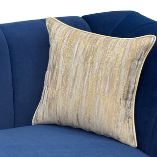 3 Seater Sofa With Rolled Arms, Vertical Channel Tufted Backrest