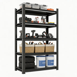 5 Tier Heavy Duty Shelving Unit Adjustable Shelving Units