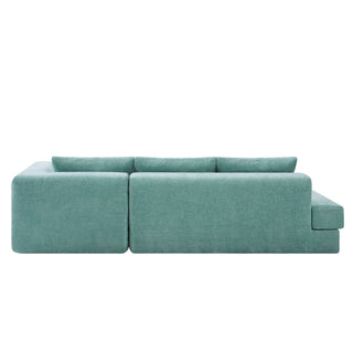 L-Shaped Modular Sofa With Double Layer Cushion