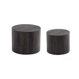 Modern Round Nesting Coffee Table (Set of 2)