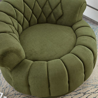 Round Swivel Accent Chair With Rotation