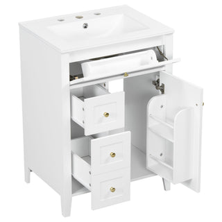 Modern Black Bathroom Vanity With Sink
