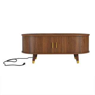 TV Stand & Coffee Table Set With Charging Station