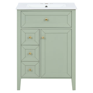 Bathroom Vanity With Sink, Soft Closing Cabinet