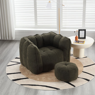 Soft Bean Bag Chair With High Resilient Foam