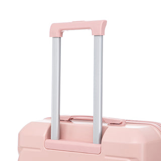 Hard Shell Luggage With Scratch Resistant Surface, 4 Wheels, Combination Lock & Side Hooks