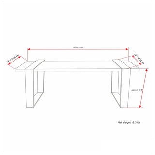 Nessa - Bench - Natural