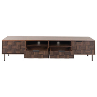 TV Stand With 2 Drawers, Media Console Table, Storage Cabinet With Cable Management