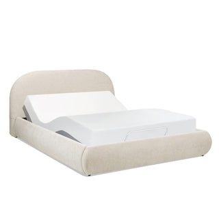 Archie Puffy Grounded - Upholstered Platform Bed