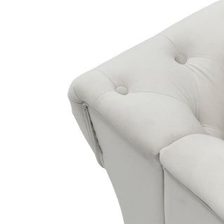 Chesterfield Sofa, 3 Seat Couch With Deep Button Tufted Back, Rolled Arms