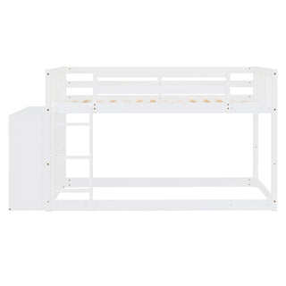 Bunk Bed With 4 Drawers And 3 Shelves