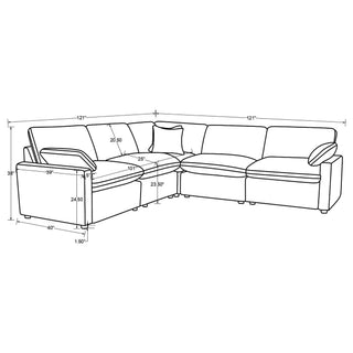 Hollander - Power Reclining Sectional